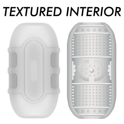 Masuratore doppio turbo JAMYJOB con dettagli realistici, design ergonomico e superficie morbida per un'esperienza intensa.