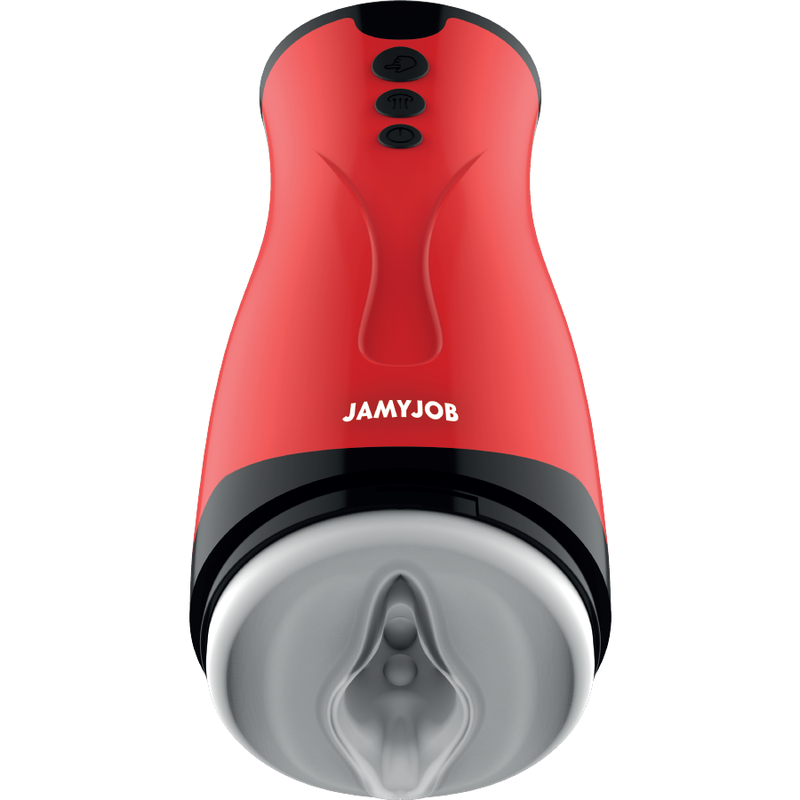 Masturbatore Damen con aspirazione e vibrazione JAMYJOB, dispositivo per uso intimo con dettagli realistici e funzioni di stimolazione