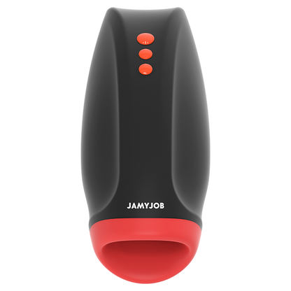 Masuratore JAMYJOB Novax con vibrazione e compressione, dispositivo per piacere personale, mostra dettagli del prodotto in dettaglio.