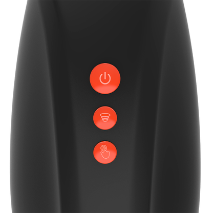 Masuratore JamyJob Novax con vibrazione e compressione, dispositivo di piacere per adulti, in dettaglio nell'immagine.
