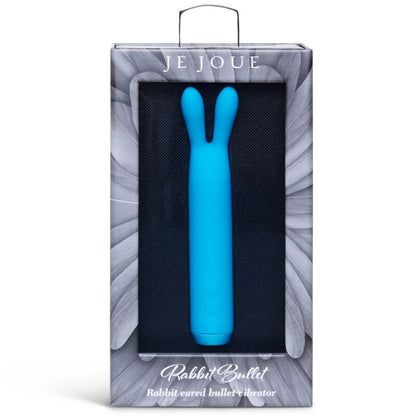 Peluche JE JOUE Bullet Coniglio Teal Forte, con dettagli morbidi e soffici, ideale come giocattolo o decorazione per bambini.