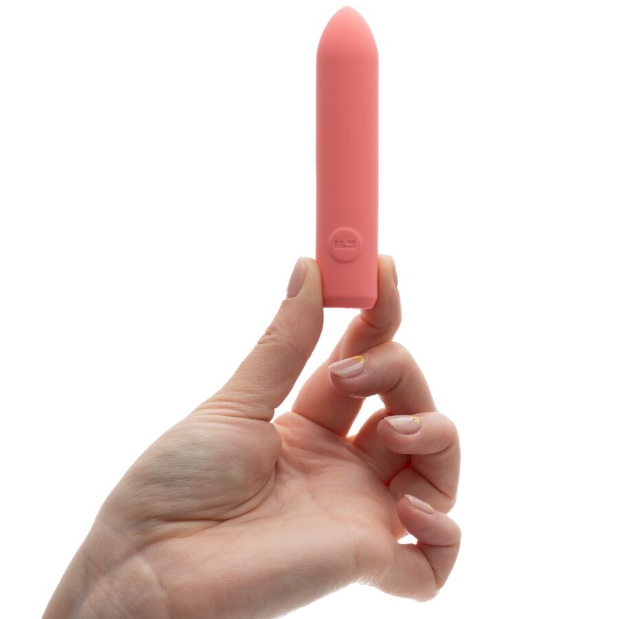Piccolo ILY Bullet rosa di JE JOUE, dispositivo di stimolazione in silicone con design compatto e ergonomico.