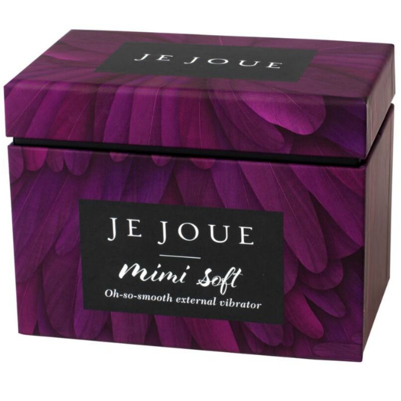 Massaggiatore JE JOUE Mimi Soft viola, dispositivo di massaggio ergonomico e morbido per il benessere e il relax.