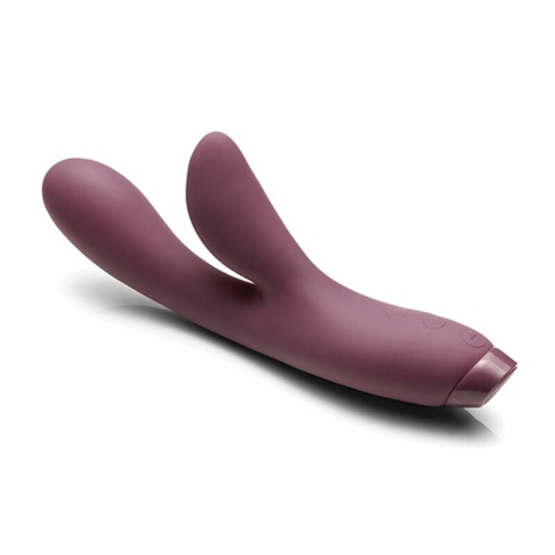 Vibratore coniglio JE JOUE Hera color viola, dettaglio del design e materiali morbidi e realistici.
