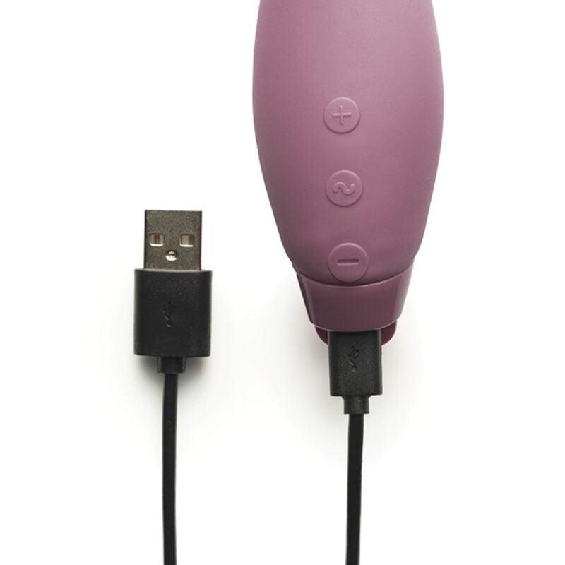 Vibratore coniglio JE JOUE Hera in colore viola con dettagli realistici, ideale per stimolazione e piacere personale.