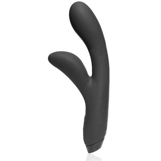 Vibratore Hera Flex coniglio JE JOUE in nero, design ergonomico e versatile, ideale per stimolazione e piacere personale.