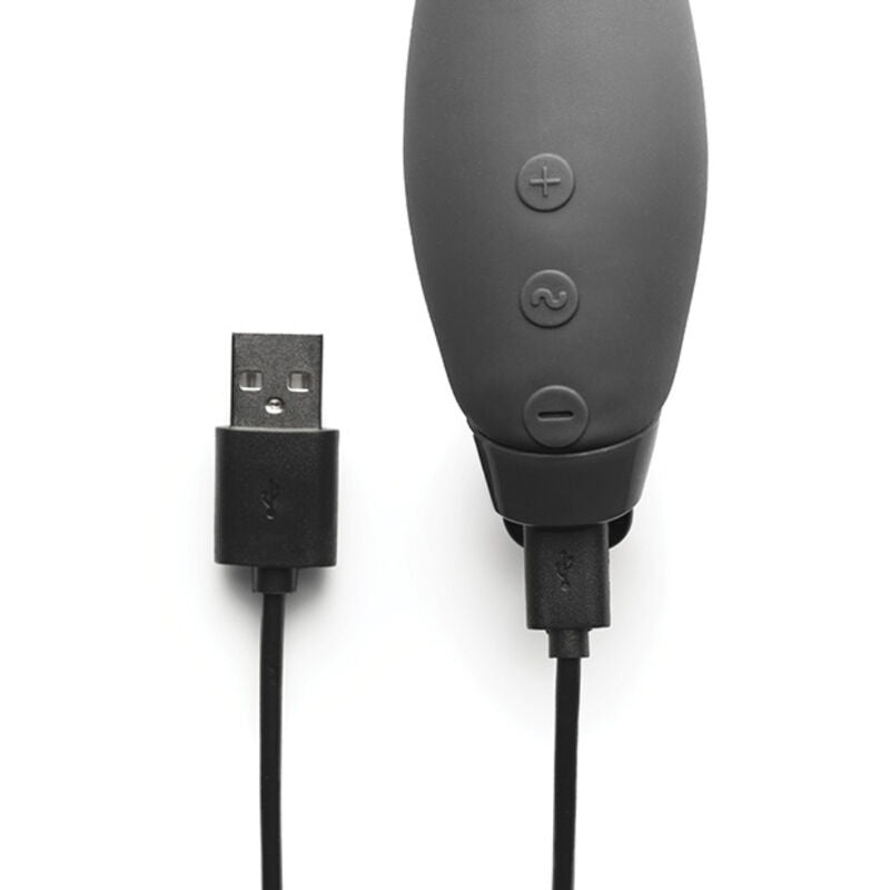Vibratore Hera Flex coniglio di JE JOUE, design nero, con dettagli realistici e superficie liscia, ideale per stimolazione duale