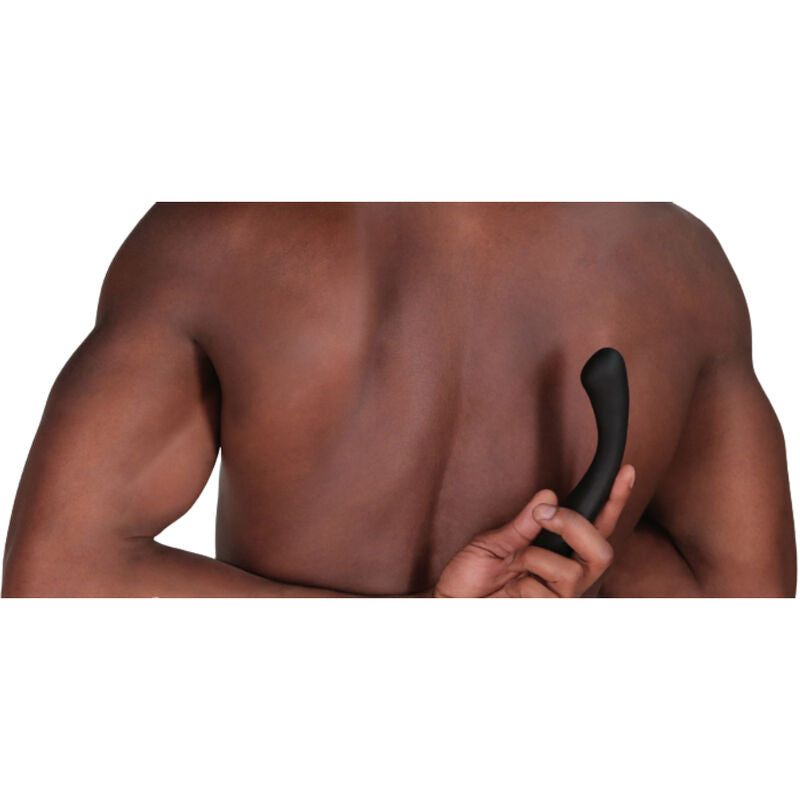 Vibratore JE JOUE Juno Flex Punto G nero, silicone morbido e flessibile, con design ergonomico per stimolazione precisa.