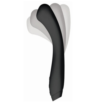Vibratore JE JOUE Juno Flex Punto G nero, design ergonomico e flessibile per stimolazione del punto G.