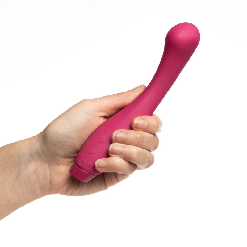 Vibratore G-spot JE JOUE Juno in colore fucsia, design elegante e ergonomico per stimolazione mirata, vista frontale.