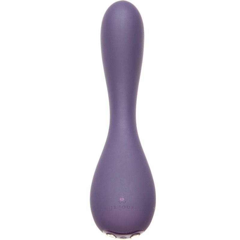 Vibratore Uma Viola di JE JOUE, in silicone rosa con dettagli ergonomici, ideale per stimolazione personale.