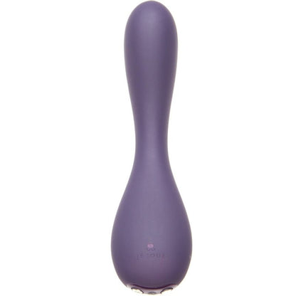 Vibratore Uma Viola di JE JOUE, in silicone rosa con dettagli ergonomici, ideale per stimolazione personale.
