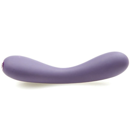 Vibratore viola JE JOUE UMA, design elegante e ergonomico, visibile con dettagli lisci e forma curvata per stimolazione.
