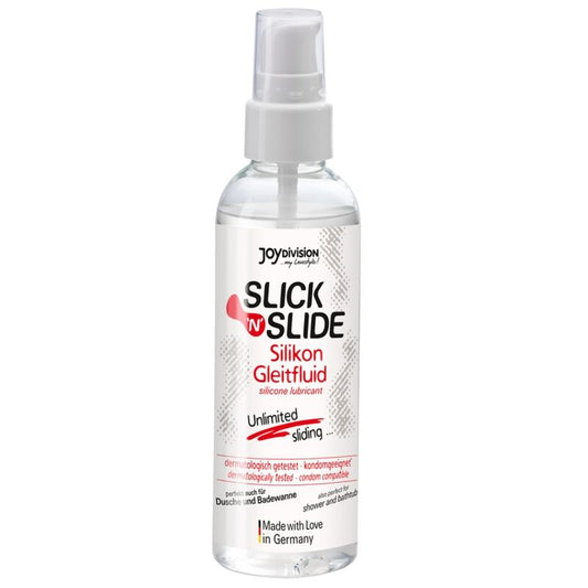 Lubrificante JOYDIVISION Slik N Slide da 100 ml, gel lubrificante trasparente e scivoloso per uso intimo e giochi sensuali.