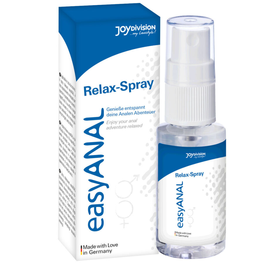 Spray relax anale JOYDIVISION EASYANAL da 30ml, bottiglia con spray per il comfort anale e il relax.