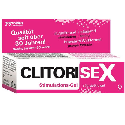 Gel stimolante clitoride JOYDIVISION EROPHARM Clitorisex, 25 ml, fluido trasparente con applicatore per piacere femminile