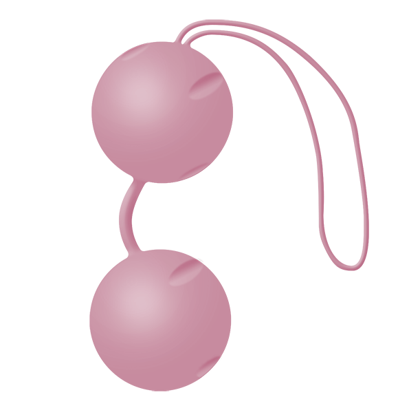 Balle vaginali JOYDIVISION JOYBALLS in colore rosa, design elegante e morbido per esercizi di pelvic floor, marca JOYDIVISION.