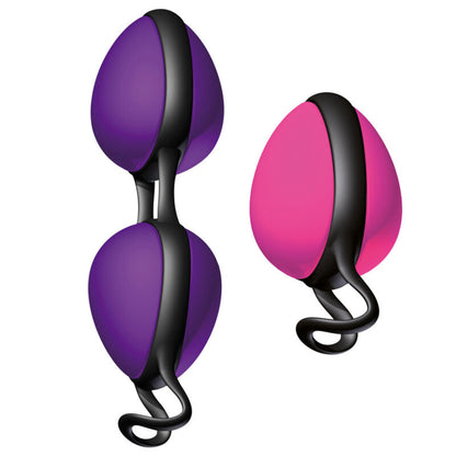 Set di gioielli JOYDIVISION JOYBALLS JOYDIVION con sfere di vari colori, mostrato su sfondo neutro.