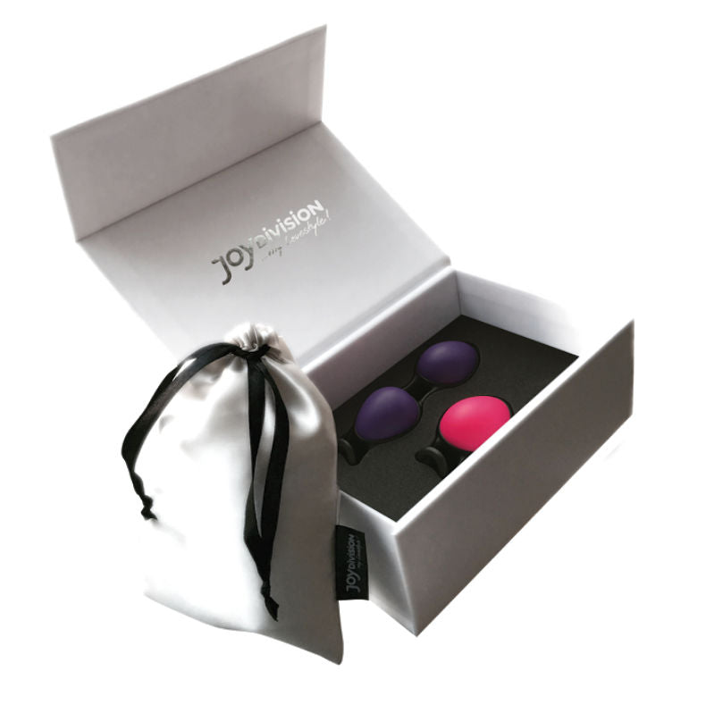Set di palline vibranti JOYDIVISION JOYBALLS JOYDIVION JOYBALLS, design elegante e morbido, visibile nell'immagine.