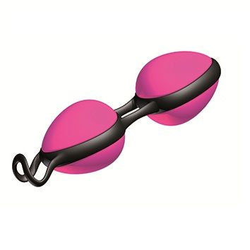 Sfere cinese segreta JOYDIVISION JOYBALLS nere e rosa, piccole sfere di piacere per esercizi di Kegel e benessere.