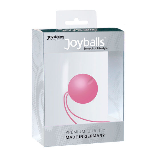 Perla rosa JOYDIVISION JOYBALLS - singolo oggetto di stile di vita, immagine frontale con dettagli in rilievo e superficie liscia.