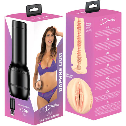 Stroker Feel Daphne Laat Stars di KIIROO, accessorio per adulti con dettagli realistici e design elegante.