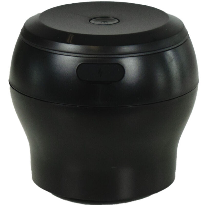 Dispositivo di aspirazione interattivo Powerblow di KIIROO con design moderno e controlli intuitivi, in uso su superficie.