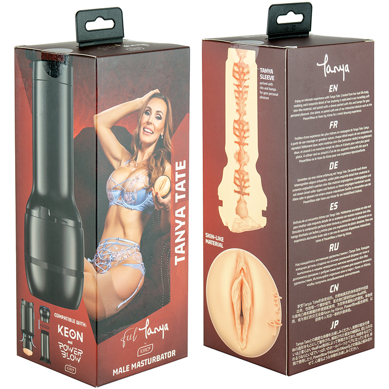 Mascherina KIIROO Feel Tanya Tate Stars collezione Strokers, dettaglio del design e materiali della mascherina.