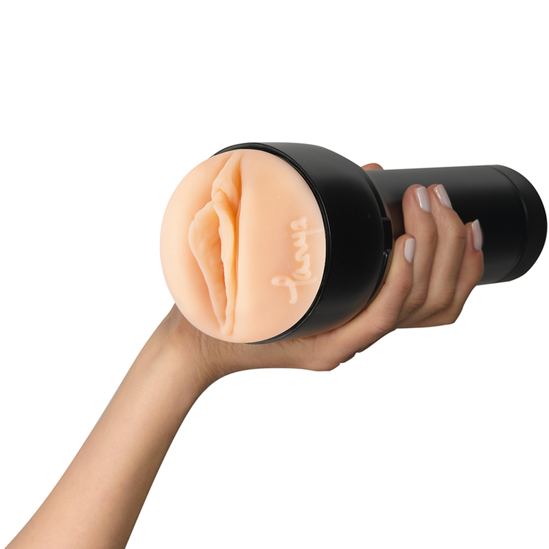 Penis vibratore KIIROO FEEL TANYA TATE STARS collezione Strokers, dettaglio del prodotto in silicone nero.