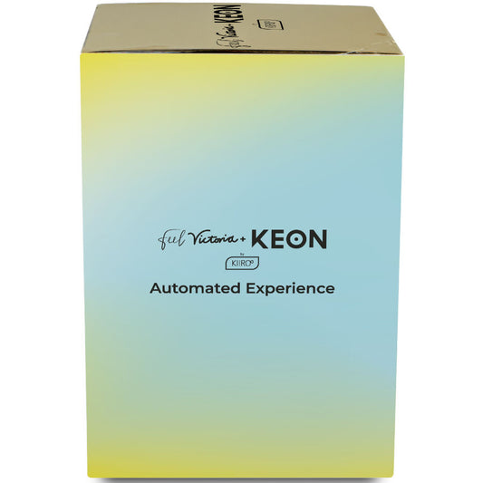 Masturbatore automatico KIIROO KEON WIFI COMBO Victoria June con Feel Stroker, dispositivo di piacere con design realistico e funzionalità avanzate.