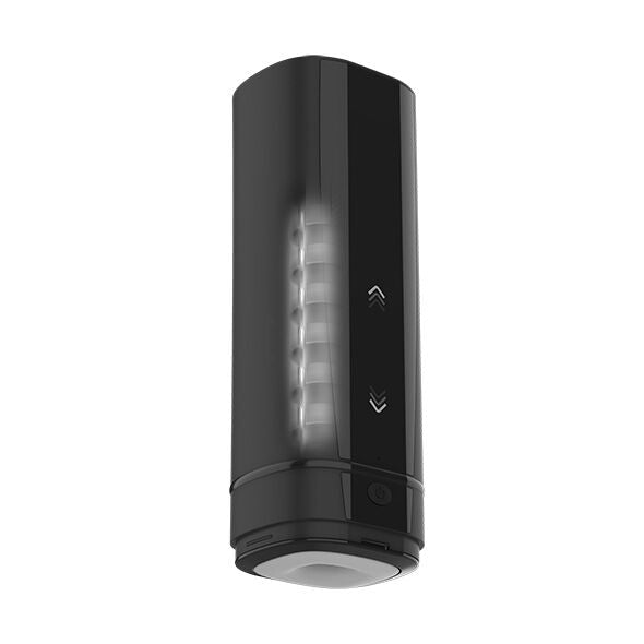Masturbatore teledildonico KIIROO ONYX+ con texture della pelle, dispositivo di intimità per stimolazione avanzata.