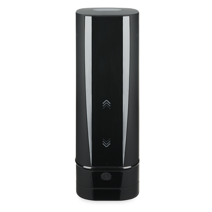 Masturbatore teledildonico KIIROO ONYX+ con texture della pelle, dispositivo di piacere interattivo e realistico.