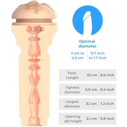 Stroker KIIROO Senti Molly Stewart della collezione KIIROO Stars, dispositivo di stimolazione e piacere.