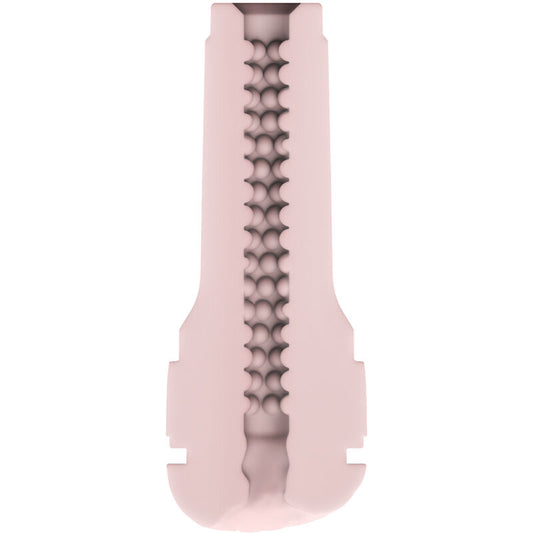 Stroker generico KIIROO Sentire pallido, dispositivo di stimolazione sessuale in colore chiaro, con dettagli visibili in immagine.