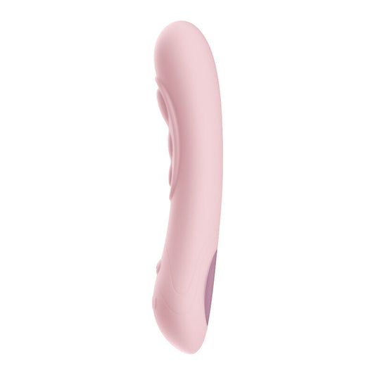 Vibratore Punto G Pearl 3 rosa di KIIROO, con design elegante e superficie liscia, ideale per stimolazione interna.