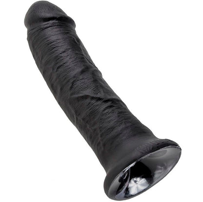 Dildo nero KING COCK da 20,3 cm, realistico, dettagliato e di alta qualità, mostrato in primo piano.