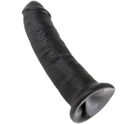 Dildo nero KING COCK da 22,9 cm, modello KING COCK 9, con dettagli realistici e superficie liscia.