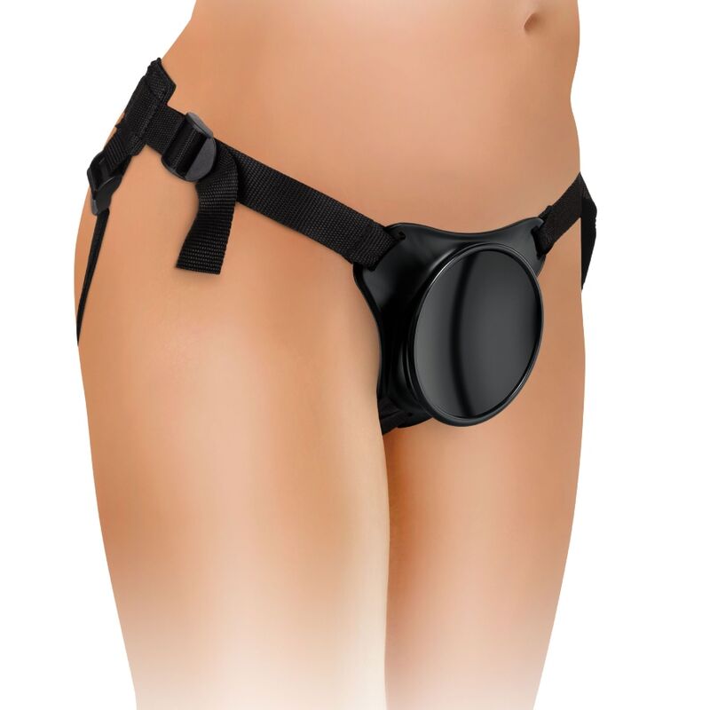 Imbragatura regolabile KING COCK ELITE per principianti, con cinturino resistente e comodo, visibile in dettaglio.