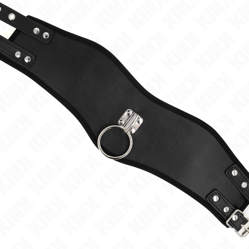Collana larga regolabile KINK di 65 cm con cinturino da 40 a 55 cm, in stile gancio e collare.