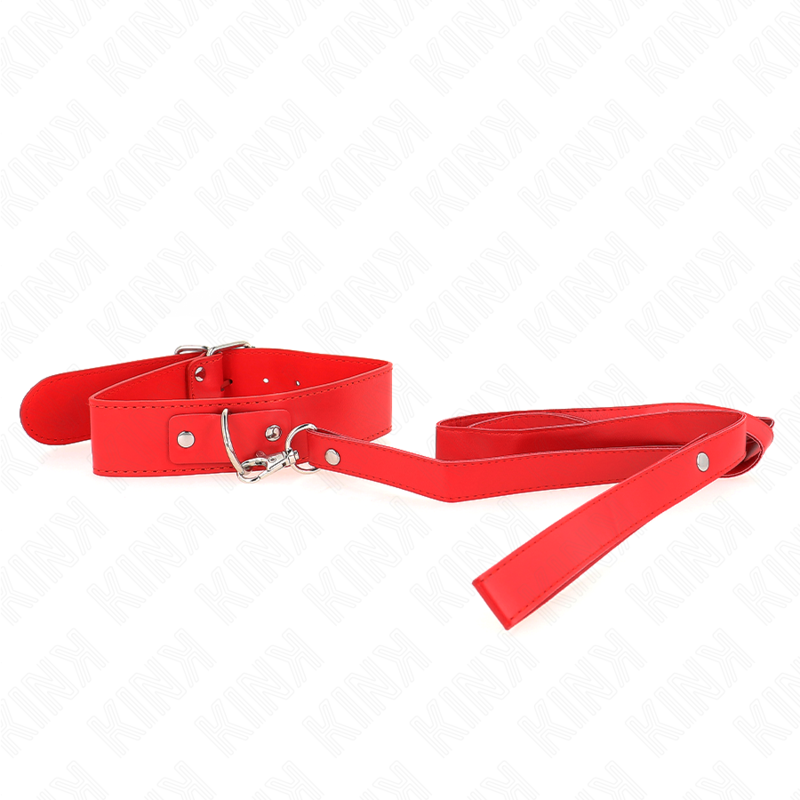 Collana con cintura regolabile KINK, 116 cm, cinturino in rosso, resistente e comoda, per accessori di moda e stile.