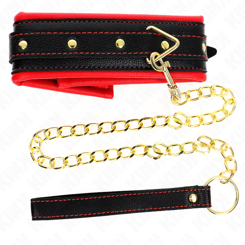 Collana KINK con cinturino regolabile in similpelle spugna, modello 2, lunga 37-54 cm e larga 3 cm, design elegante e versatile