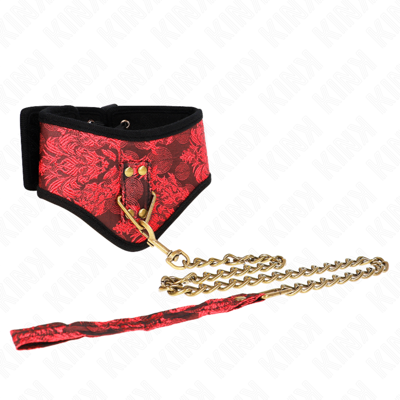 Collana modello Scandalo di KINK COLLAR & GAG con cinturino in pizzo, 75 cm, dettagli eleganti e femminili.