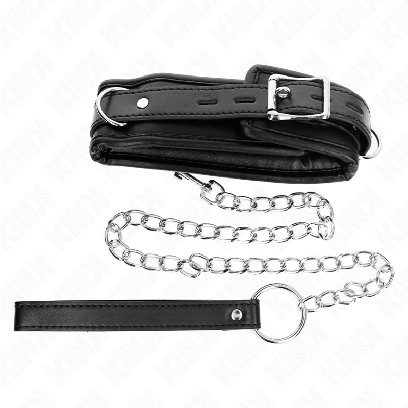 Collana pesante KINK con cintura regolabile da 36,5 a 50 cm, modello 1, in acciaio robusto e stile industriale.