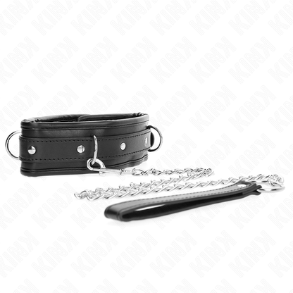 Collana pesante KINK con cintura regolabile da 36,5 a 50 cm, modello 1, in stile bondage e accessorio BDSM