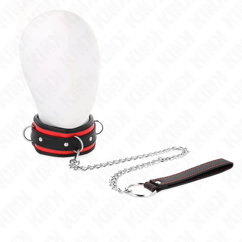 Collana pesante regolabile con cintura KINK, modello 2, lunga 65 cm, in metallo, con dettagli robusti e design resistente.