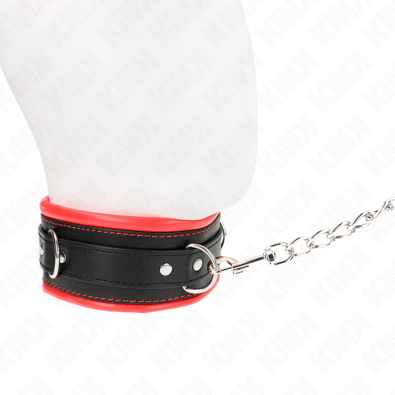 Collana pesante KINK con cintura regolabile da 36,5 a 50 cm, modello 3, in metallo robusto, per giochi BDSM e dominazione
