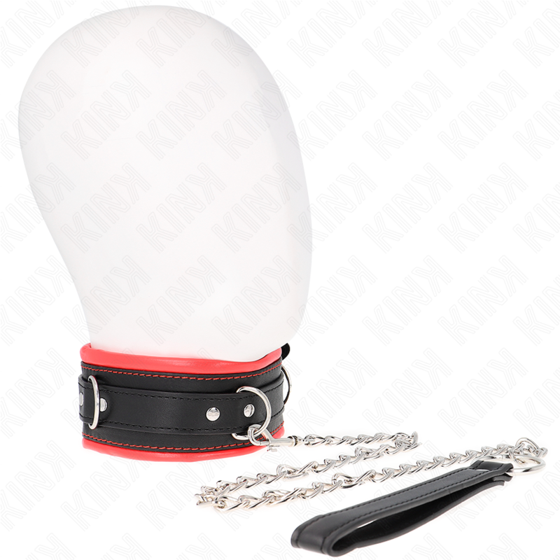 Collana pesante KINK con cintura regolabile da 36,5 a 50 cm, modello 3, in metallo, con dettagli robusti e design elegante.