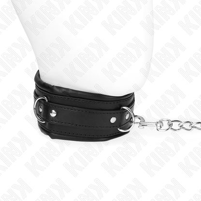 Collana pesante KINK con cintura regolabile da 36,5 a 50 cm, modello 4, in metallo, con dettagli robusti e design robusto.