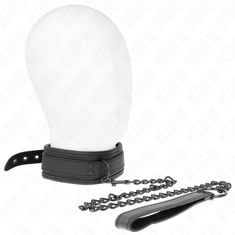 Collare bondage in neoprene KINK con cintura regolabile 78 cm, modello 1, misura 37,5 x 49,5 cm, accessorio per BDSM.