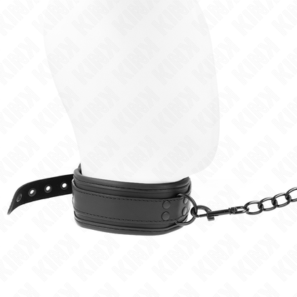 Collare bondage in neoprene KINK con cintura regolabile, modello 1, misura 78 cm, 37,5 x 49,5 cm, usato in contesti BDSM